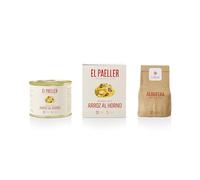 El Paeller - Preparado Arroz al Horno | Cocinado Artesanalmente a Leña | Sabor Auténtico | Ingredientes 100% Naturales | Para 2 Personas | Fácil De Preparar en tan solo 25 Minutos | Sin Gluten