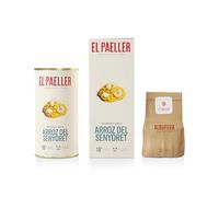 EL PAELLER - Preparado Arroz del Senyoret | Sabor Auténtico | Cocinado Artesanalmente a Leña | Ingredientes 100% Naturales | Para 2-3 Personas | Fácil de Preparar en solo 18 Minutos | Sin Gluten