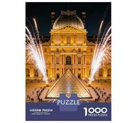 El Paisaje Puzzle 1000 Piezas Cartón Puzzle Grande Adulto Relajarse Museo del Louvre Coleccionistas Rompecabezas Familiar 38x26cm/1000pcs