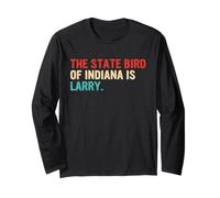 El pájaro estatal de Indiana es Larry Vintage Apparel Manga Larga