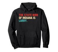 El pájaro estatal de Indiana es Larry Vintage Apparel Sudadera con Capucha
