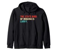 El pájaro estatal de Indiana es Larry Vintage Apparel Sudadera con Capucha