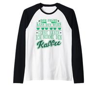 El pájaro temprano Puede Tener el Gusano, yo tomaré el café Camiseta Manga Raglan
