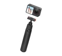 El palo giratorio para selfies funciona con cámaras de acción y teléfonos de menos de 1,2 cm de grosor, ciclo ajustable, pequeño monopié plegable