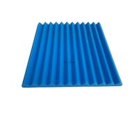 El panel de la insonorización espuma acústica del estudio teja pared tratamiento absorción aislamiento prueba sonido Para amortiguar el sonido(Ordinary Blue)