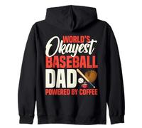 El papá de béisbol más Bueno del Mundo impulsado por el café Sudadera con Capucha