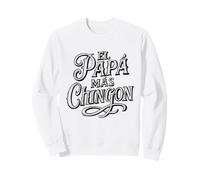 El Papa Mas Chingon Diseño Latino Español El Mejor Padre Sudadera