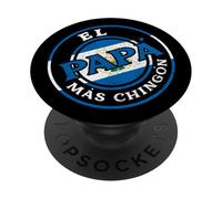El Papa Mas Chingon The Salvadorian Dad Husband El Salvador PopSockets PopGrip Adhesivo