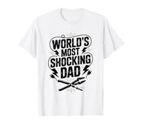 El papá más impactante del Mundo Electricista Día del Padre Verano Camiseta