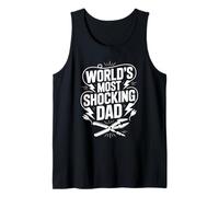 El papá más impactante del Mundo Electricista Día del Padre Verano Camiseta sin Mangas