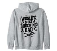 El papá más impactante del Mundo Electricista Día del Padre Verano Sudadera con Capucha