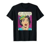 ¿El Papa Tiene un Acento de Chicago? Cómic Divertido Camiseta