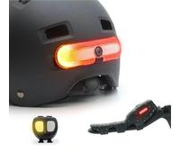 El Paquete de Lujo OxiTurn Incluye una luz OxiTurn para Bicicletas, Scooters o Cascos, con 5 Modos Rojos y Intermitentes Derecha/Izquierda, un Control Remoto OxiMote y un Dispositivo OxiBrake para