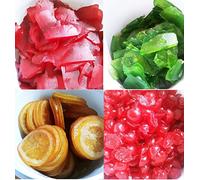 El Paraíso de las Especias Roscón de Reyes Fruta Escarchada Decoración 1000 grs - Panettone Italiano Fruta 1 kg -Fruta Confitada en Formato de Cubo