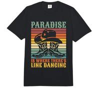 El paraíso es Donde Hay Line Country Dance Line Dancing Comfort Colors Adult Heavyweight T-Shirt