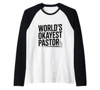 El Pastor más Correcto del Mundo para líderes y ministros de la Iglesia Camiseta Manga Raglan