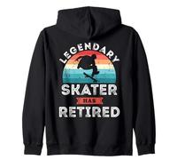 El Patinador Legendario se ha Jubilado, Regalos de jubilación de Patinador Sudadera con Capucha