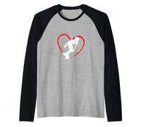 El Patinaje en línea es como el Amor Camiseta Manga Raglan