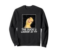El Pato Que miras Divertido Patito Meme Sudadera