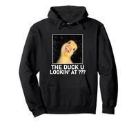 El Pato Que miras Divertido Patito Meme Sudadera con Capucha