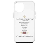 EL PATRIOTA BRITÁNICO APOYA LA ORGULLOSA HISTORIA BRITÁNICA NO AVER Carcasa para iPhone 12/12 Pro