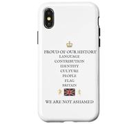 EL PATRIOTA BRITÁNICO APOYA LA ORGULLOSA HISTORIA BRITÁNICA NO AVER Carcasa para iPhone X/XS