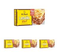 El Pavo - Placas para lasaña fácil (18 unidades, 200g) (Paquete de 4)