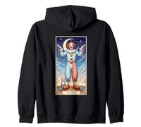 El Payaso Tonto Tarot Cosmic Dreamscape Sudadera con Capucha