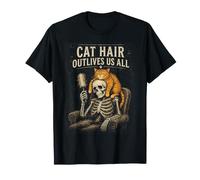 El Pelo de Gato Esqueleto sobrevive a Todos los Amantes de los Gatitos espeluznantes Camiseta