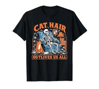 El Pelo de Gato Esqueleto sobrevive a Todos los Amantes de los Gatitos espeluznantes Camiseta