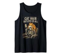 El Pelo de Gato Esqueleto sobrevive a Todos los Amantes de los Gatitos espeluznantes Camiseta sin Mangas