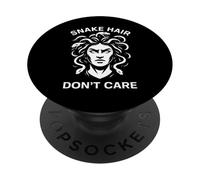El Pelo de Serpiente no le Importa PopSockets PopGrip Adhesivo