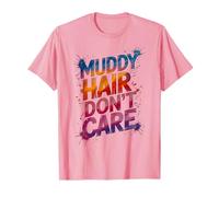 El Pelo Divertido y turbio no le Importa Mud Run Queen Mudder Sistas Kids Camiseta