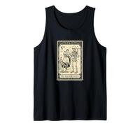 El Peluquero Tarot Card Salon Espeluznante Estilista gótico Camiseta sin Mangas