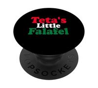 El pequeño Falafel de Teta para niños PopSockets PopGrip Adhesivo