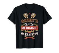 El pequeño mecánico de papá en el diseño del día del Padre Camiseta