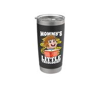 El pequeño teólogo de mamá Teólogo Antropólogo Teología Vaso térmico de acero inoxidable de doble pared