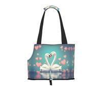 El pequeño transportador de mascotas The Swan in Love es adecuado para centros comerciales, aviones, autobuses y metro