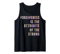 El perdón es el atributo de los Fuertes Camiseta sin Mangas
