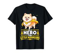 El Perro de Pomerania será un héroe para la Infancia de los pequeños Guerreros Camiseta