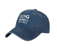 El Perro Es Amigable, Yo No. Mujer Hombre Gorra Trucker Transpirable Gorras Hip Hop Vintage Snapback Cap para Aire Libre Verano Golf