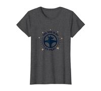 El Perro es mi compañero de Viaje con Huellas Dactilares de copiloto Camiseta, Mujer, Jaspeado Oscuro, XS
