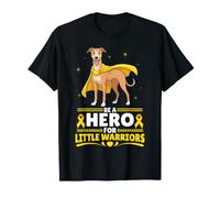 El Perro Galgo sé un héroe para la Infancia de los pequeños Guerreros Camiseta