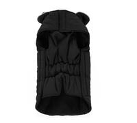 El Perro Impermeable Reflexivo Cubre la Chaqueta del Invierno del Algodón, Ropa Cómoda Suave del Perro para El Otoño (Black)