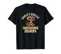 El Perro Salchicha más Genial del Mundo Abuelo Weiner Dog Doxie Granddog Camiseta