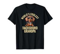 El Perro Salchicha más Genial del Mundo Abuelo Weiner Dog Doxie Granddog Camiseta