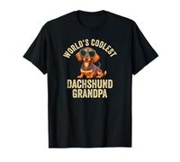 El Perro Salchicha más Genial del Mundo Abuelo Weiner Dog Doxie Granddog Camiseta