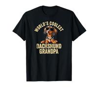 El Perro Salchicha más Genial del Mundo Abuelo Weiner Dog Doxie Granddog Camiseta