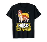 El Perro San Bernardo será un héroe para la Infancia de los pequeños Guerreros Camiseta