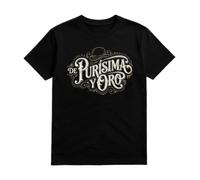 El Perro Sxnchxz Camiseta De Purísima y Oro Homenaje a Joaquín Sabina Negra